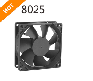 Hoge kwaliteit zwarte CPU pc-koelventilatoren 8025 borstelloze DC 12v 24v 80x80x25mm koelventilator - Product Image 2