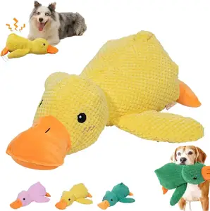 LovePaw Hot Selling Dog Stuffed Animals Chew Toy Squeaky Dog Plush Toy Mellow Dog Calming Duck Toy For Agressive Chewers