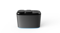 Diffuseur d'huiles essentielles ultrasonique en métal à double buse, contrôlé par application, adapté aux hôtels et aux bureaux