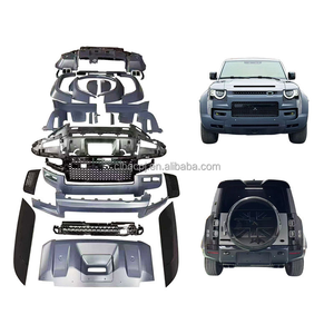 Kit de Carrocería para <span class=keywords><strong>Land</strong></span> <span class=keywords><strong>Rover</strong></span> Defender <span class=keywords><strong>2020</strong></span>- Base, Actualización a Versión OCTA, Parachoques Delantero y Trasero, Completamente Negro Brillante o Color Imprimado - Product Image 3