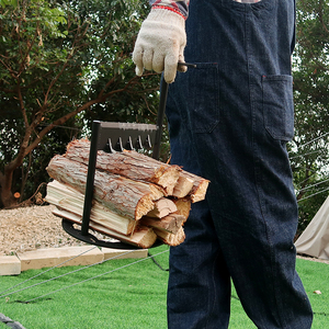 Divisor de madera para encender medio anillo mejorado, leñ<span class=keywords><strong>a</strong></span> de varios tamaños, divisor de troncos Manual fácil de cortar - Product Image 6