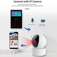 Sistema de Alarma Antirrobo DAYTECH TA06 con Control por Aplicación TUYA, Pantalla Táctil, Alarma GSM, 433MHz, Seguridad Interior para el Hogar, SMS, WiFi