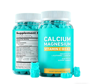 กัมมี่เสริมสร้างการเจริญเติบโต OEM อัลซิเมียม ซิงค์ แมกนีเซียม สำหรับผู้ใหญ่ สูตรธรรมชาติ วีแกน ช่วยเสริมสร้างความแข็งแรงและความหนาแน่นของกระดูก บำรุงการเพิ่มความสูง และเสริมความจำ - Product Image 4