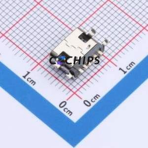 HYCW443-USBC06-680B USB Connector SMD Connector ( Connector Type: Type-C )( Gender: Female )( Mounting Type: Sink Board ) - Product Image 2