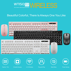 Friwol <span class=keywords><strong>2.4G</strong></span> chống bóng mờ bàn phím chuột không dây đặt 3 phím chống nước cho văn phòng gia đình chơi game Bàn Phím Chuột Máy Tính Để Bàn đặc biệt - Product Image 5