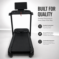 Caminadora K-FIT GSTH-5210 con Inclinación Automática de 20 Niveles, 20 km/h, Motor de 4.5 HP, 24 Programas, Música por Bluetooth, Carga Inalámbrica, Gimnasio en Casa
