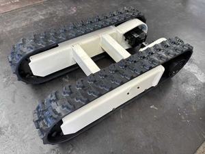 Mini telaio cingolato da 1 tonnellata di gomma da 2 tonnellate con motore idraulico cingolato per piccole attrezzature di perforazione - Product Image 2