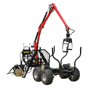 Maquinaria Agrícola, Cargador <span class=keywords><strong>de</strong></span> Troncos Forestales, Remolque para Madera con Brazo Hidráulico, <span class=keywords><strong>Cabrestante</strong></span>, Grúa <span class=keywords><strong>de</strong></span> Agarre - Product Image 4