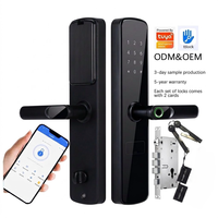 Serrure intelligente Tuya WiFi étanche pour portes en fer TTlock, avec empreinte digitale et cloud, pour portes en acier/bois
