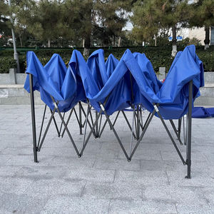 Tonnelle escamotable 10x20 avec structure en acier soudé, parois latérales en Oxford 300D, chapiteau d'exposition, tentes 3x6 pour événements - Product Image 5