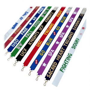 Correas Bordadas Coloridas con Nombres de Equipos y Estrellas para Accesorios de Moda - Product Image 1