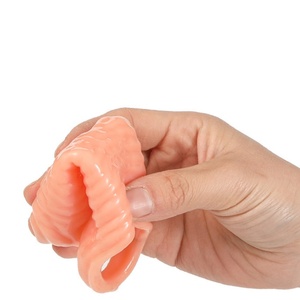 Bao cao su nam dạng vòng khóa hình rồng, màu da, dùng lại được, bao quy đầu vô hình, bao cao su thần kỳ - Product Image 6