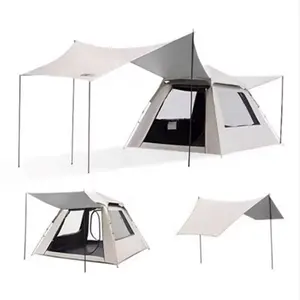 4 Persons Waterproof Pop Up Beach Camping Marquee Tent Outdoor Glamping Tents For Sale