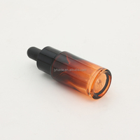 Flacon en verre de 15 ml brun et noir compte-gouttes compte-gouttes d'huile essentielle à prix compétitif pour sérum