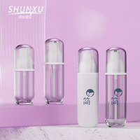 Emballage cosmétique en gros : flacon de toner en plastique blanc, flacon de crème solaire, flacon vaporisateur fin, flacon de spray cosmétique avec pompe à lotion
