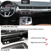 Stasiun Pengisian Daya Cepat Vtear untuk Mobil, Hub Tipe-C dengan Kabel Retractable, Aksesoris Dekorasi Interior untuk Audi Q7 4M 2017-2020