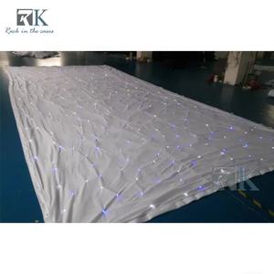 ม่านไฟฟ้าควบคุมด้วยระบบอิเล็กทรอนิกส์ สีขาว สำหรับตกแต่งงานอีเว้นท์ - Product Image 2