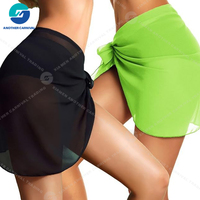 Pareo Falda Personalizada para Playa, Estampado Digital, Estilo Hawaiano, Sarong, Traje de Baño de Secado Rápido, Spandex/Poliéster, 1 Pieza, OEM