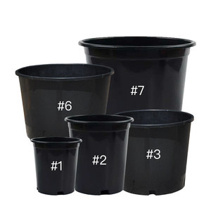 Grandi vasi per piante in plastica da giardino rettangolari per uso domestico - Product Image 2