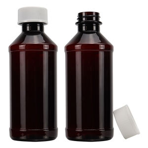 3.3oz 4oz 8oz 16oz Ambre PET <span class=keywords><strong>Sirop</strong></span> contre la toux Bouteille Wockhardt Quagen Tris Pai Akorn avec bouchon résistant aux enfants - Product Image 3