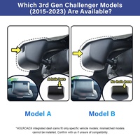 Caméra embarquée double objectif 4K Holroadx pour Dodge Durango 3ème génération (WK2) 2014-2020, angle de 170°, contrôle par application, enregistrement en boucle, vision nocturne