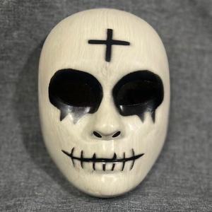 Máscara de Halloween para Cosplay, Máscara Facial Completa de Plástico Ecológico para Fiestas, Máscara de Asesino de <span class=keywords><strong>la</strong></span> Película The Purge Cross Anarchy - Product Image 2