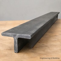 Poutre en T en acier au carbone laminé à chaud S235JR pour l'ingénierie et la construction