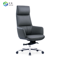 Fauteuil de direction ergonomique à dossier haut en cuir véritable Fauteuil de direction confort de luxe