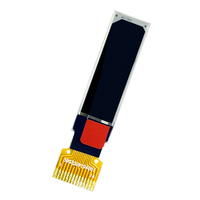 Módulo de Pantalla PMOLED de 0.69 Pulgadas, Resolución 96x16, Pantalla OLED Blanca y Azul, Interfaz I2C para Dispositivos Integrados e IoT