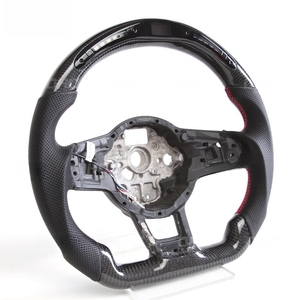 Volant de voiture en fibre de carbone LED pour Golf GTI7 MK7.5 Golf 6 Golf 7 Volant sport - Product Image 3