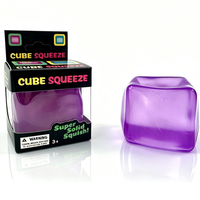 Jouet anti-stress populaire, portable, mignon, de poche, en forme de cube carré, pour la décoration de bureau