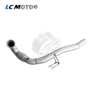 Downpipe di Scarico per VW Golf <span class=keywords><strong>7</strong></span> G.<span class=keywords><strong>T</strong></span>.I Gen 3 2.0T 1.8T 3 Pollici 13+ Solo LHD - Product Image 1