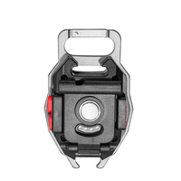 Mini porte-clés Portable lampe de poche d'urgence aimant puissant lampe de travail allume-cigare Mini torche LED COB porte-clés lumière Rechargeable