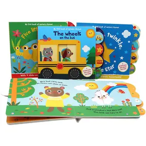 Customized Pop-up Book Hardcover Mounting Pull Child Book Printing Hardcover Board Children Books