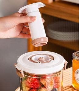 Conteneur de rangement alimentaire de cuisine hermétique, écologique, moulé par injection en PP, scellé sous vide manuel, de haute qualité, en gros - Product Image 3