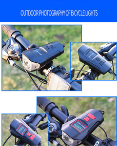 Lámpara de Bicicleta con Bocina y Computadora Integrada <span class=keywords><strong>2022</strong></span>, Luz Delantera Universal para Bicicleta de Alta Luminosidad - Product Image 6