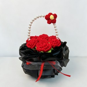 Cesta <span class=keywords><strong>de</strong></span> Flores <span class=keywords><strong>de</strong></span> Cuerda <span class=keywords><strong>de</strong></span> Algodón Tejida a Crochet, Organizador <span class=keywords><strong>de</strong></span> Almacenamiento Hecho a Mano <span class=keywords><strong>para</strong></span> Decoración del Hogar, <span class=keywords><strong>para</strong></span> Cuarto <span class=keywords><strong>de</strong></span> Bebé o Baño - Product Image 6