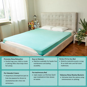 Sábana infantil con compresión sensorial, elástica, transpirable, para dormir de 4 a 6 años, estilo sencillo, fabricada en Zhejiang - Product Image 4