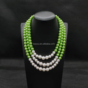 <span class=keywords><strong>Collana</strong></span> <span class=keywords><strong>Lunga</strong></span> Elegante da 20 Pollici per Donna, <span class=keywords><strong>Perle</strong></span> <span class=keywords><strong>Finte</strong></span> in ABS Bianco Fatte a Mano, Design Personalizzato, Gioielli in Conchiglia, Regalo - Product Image 6