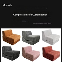 Nuevo Sofá Cama Multifuncional Moderno y Cómodo de Tela Comprimida, Sofá Cama Tipo Caja para Oficina, Sofá Económico para Apartamento