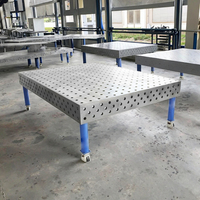Vente directe usine : Poste de travail d'usinage et de soudage 3D d'occasion en fonte avec table et fixation, pour pistolet à air chaud, destiné aux industries de la construction