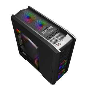 Boîtier <span class=keywords><strong>de</strong></span> jeu ATX, boîtier d'ordinateur <span class=keywords><strong>tour</strong></span> complète, boîtier PC Dragon Knight par GameMax - Product Image 2