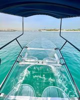 PC Clear Bottom Crystal Kayak Grand bateau transparent 8 personnes Bateau en plastique pour les visites touristiques