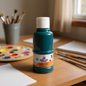 Pintura Acrílica Verde Oscuro ACRILICA VERDE OSCURO, Medio para Pintar sobre Papel - Product Image 3