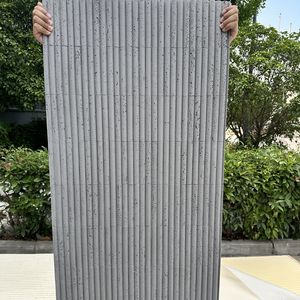 Panel de pared 3D de piedra blanda, paneles de pared con textura de tierra apisonada, azulejo de pared Exterior Interior para decoración del hogar (<span class=keywords><strong>gris</strong></span>, muestra 20*30CM) - Product Image 2