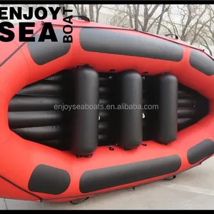 Hot double floor river 8 persons inflatable whitewater rafting boat for sale