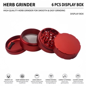 63mm Aluminum Alloy Eco-Friendly Spice <b>Grinder</b> <b>Herb</b> & Spice Tools Restaurant Use - Product Image 1