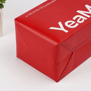 Manufacturers Wholesale Red Non-Woven Milk Tea Drinks Catering Insulation Bag Insulated Aluminum Foil Water Bottle Cooler Bag - Product Image 4