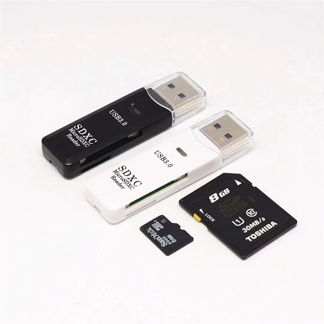2 in 1 USB2.0 3.0 Memory Card Reader Universal TF/SD Card Reader Adapter