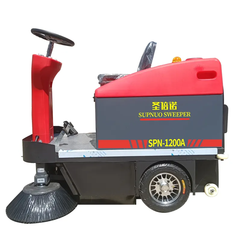 Premium Quality Supnuo SBN-1200A Aircraft Port Cleaning Machine Washer Outside Floor Cleaner Ride On